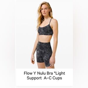 Lululemon Flow Y Nulu Bra *Light Support A-C Cups
